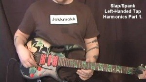 Online Guitar Lessons - Slap Harmonics - Part 1